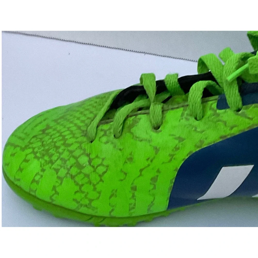 adidas M20172 boy's 4.5 Predito Instinct‎ TF soccer shoes kids Neon blue green